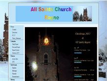 Tablet Screenshot of allsaintsrayne.org.uk